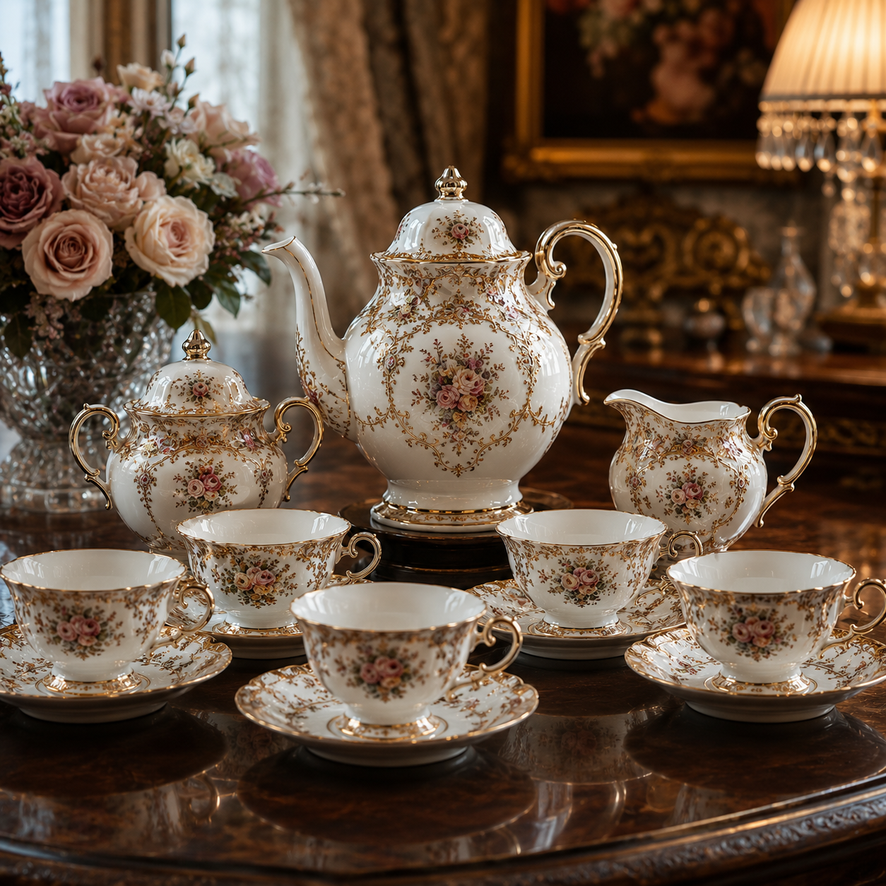 Victorian Elegance Tea Set
